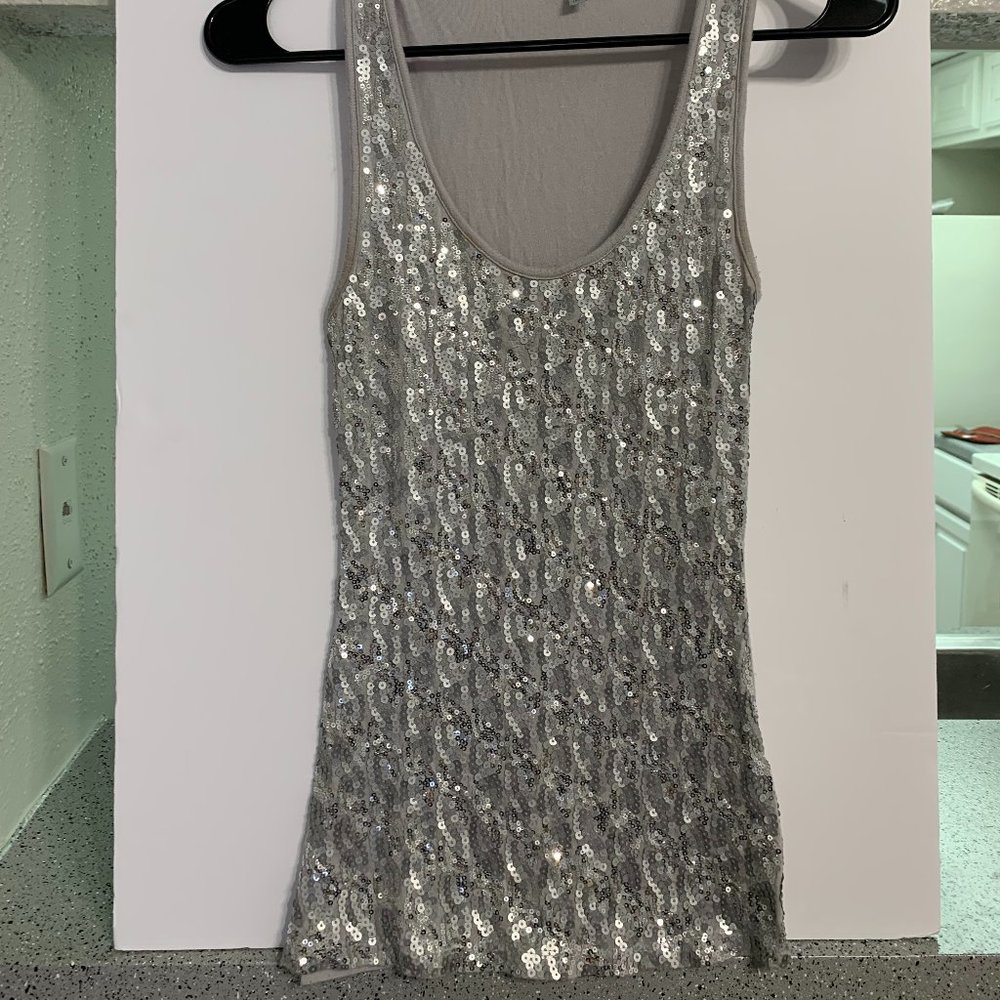 Charlotte Russe XS Sequin Top